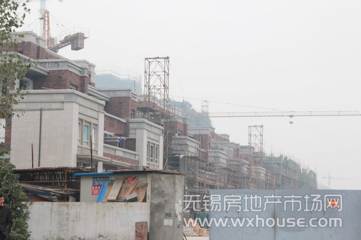 别墅现场施工进度      