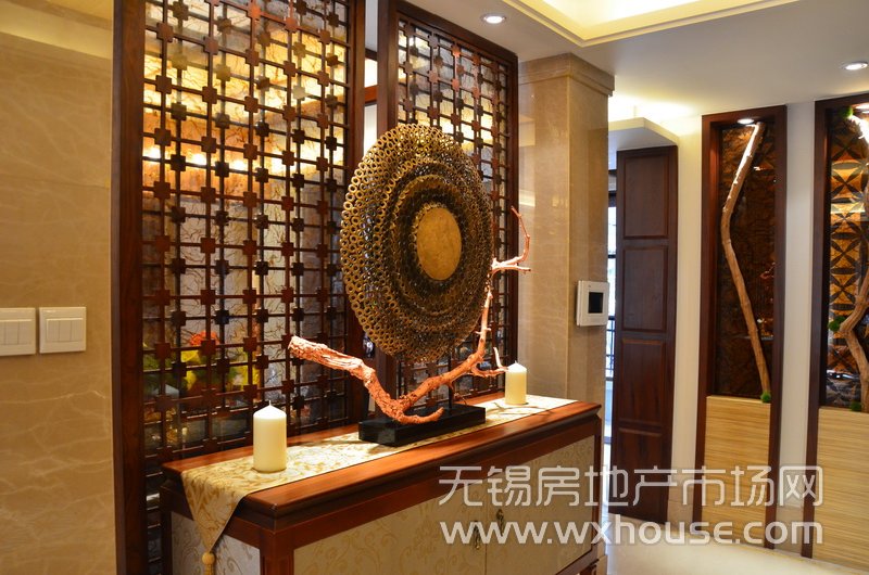 户型191平米金镶玉府样板房：玄关      