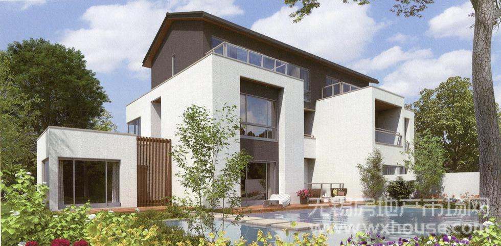 裕沁湖畔庭Town House洋房效果图      