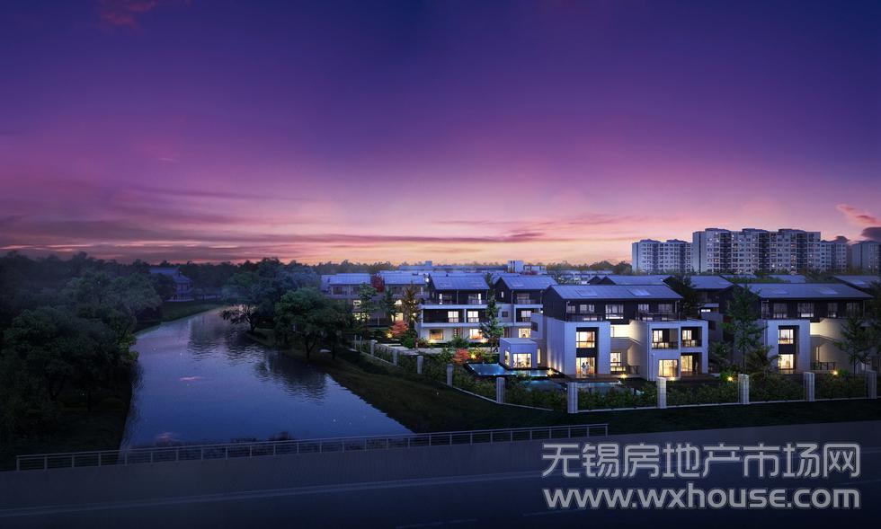 项目夜景效果图      