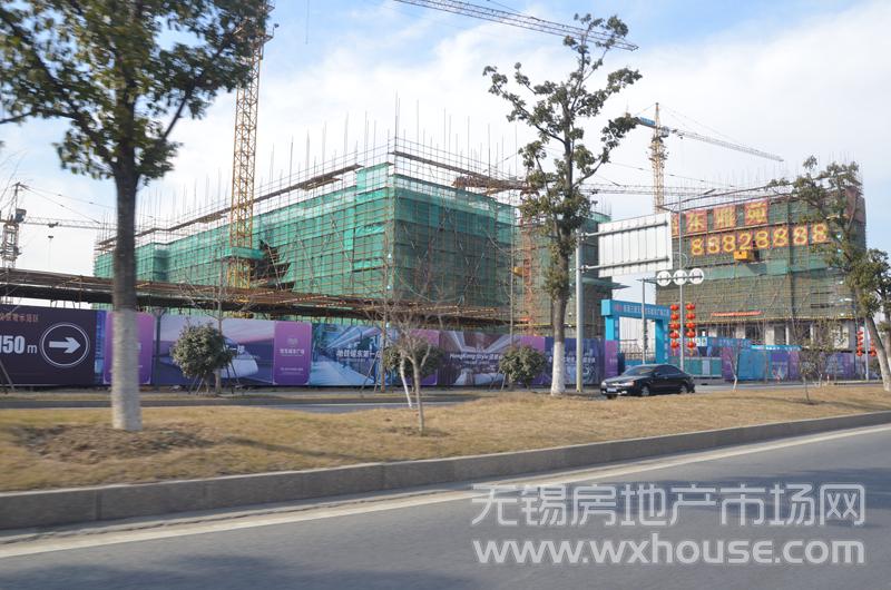 怡东商业广场现场施工进度      