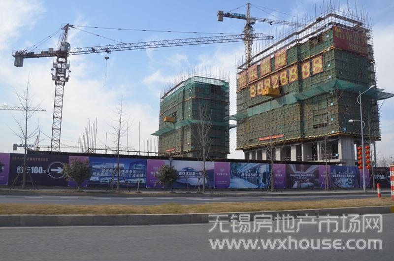 怡东商业广场现场施工进度      