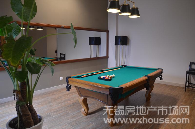 裕沁湖畔庭441㎡别墅样板间——地下桌球吧      
