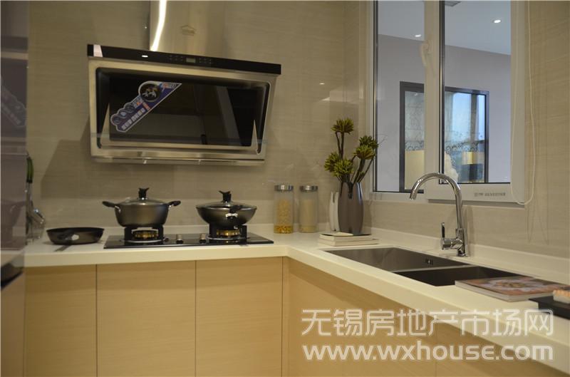 89㎡ 样板间厨房      