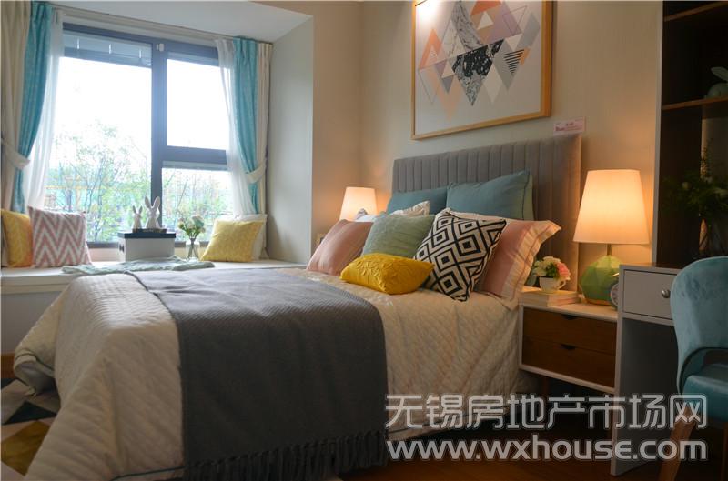 89㎡A户型样板间主卧      