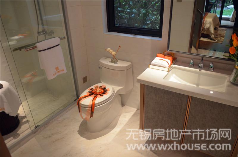 125㎡跃层户型样板间一层卫生间      