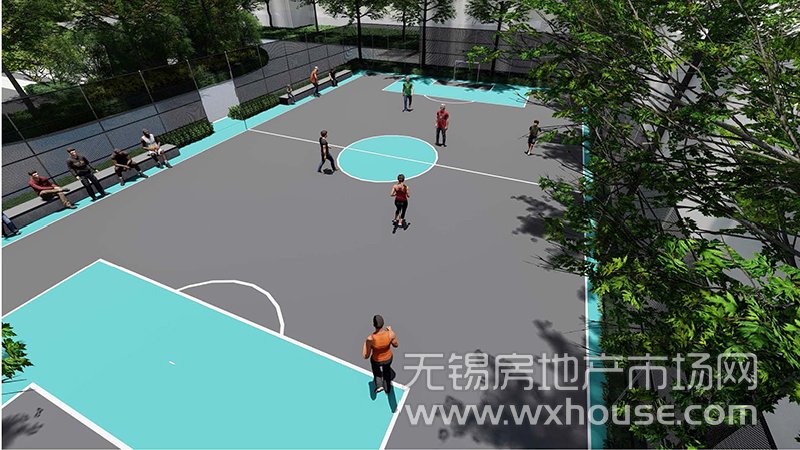 足球场效果图