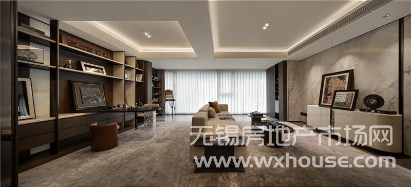 128㎡户型样板间客厅