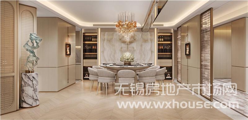 77+77两套打通样板间效果图