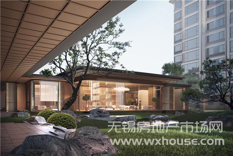 示范区东立面效果图